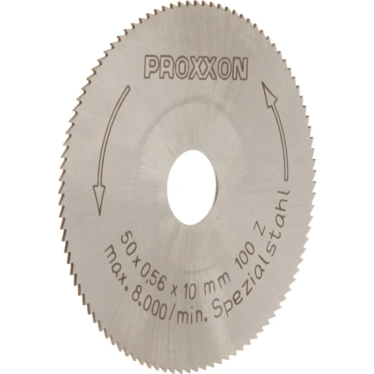 Proxxon 28020 HSS Kreissägeblatt aus hochlegiertem Spezialstahl Ø50mm, fein gezahnt