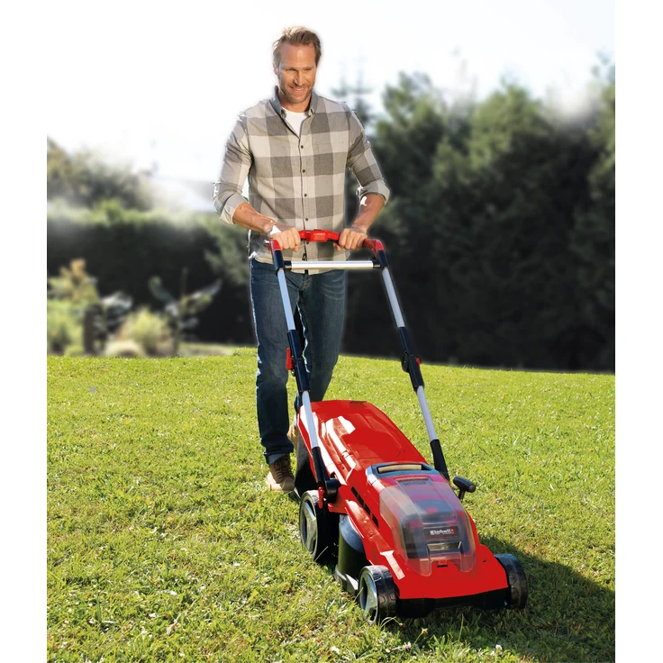 Einhell Akku-Rasenmäher GE-CM 36-37 Li-Solo Power X-Change - Li-Ion, 36 V, 37 cm Schnittbreite, 6-stufige zentrale Schnitthöhenverstellung, ohne Akku und Ladegerät – Bild 9