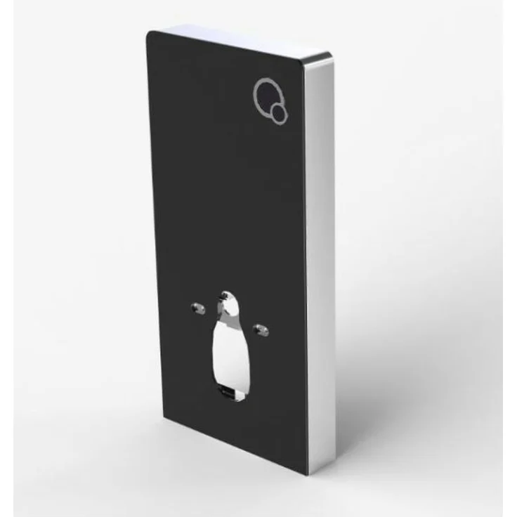 Bernstein - Sanitärmodul 805 für Wand-WC - Schwarz - Inkl. Betätigungsplatte