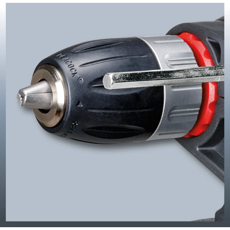 Einhell Schlagbohrmaschine TC-ID 550 E (550 W, Drehzahlregelelektronik, Drehzahlvorwahl, Rechts--Linkslauf, Metall-Tiefenanschlag, Zusatzhandgriff) – Bild 5