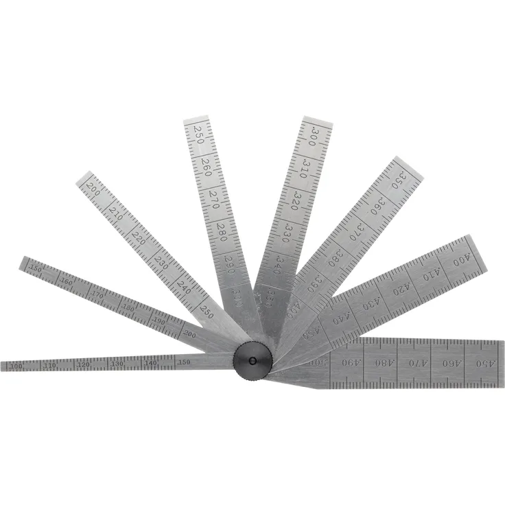 Starrett 269 a Taper Gage.100-.500 '', 2 1-5,1 cm Länge, 8 Blätter