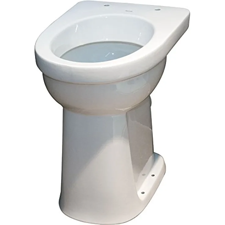 Geberit Care-Stand-Flachspül-WC PARIS +10 cm, Abgang waagerecht weiß