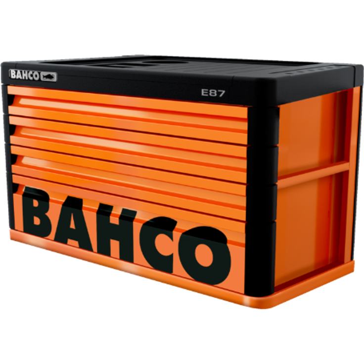 BAHCO - Bahco E87-Premium-Werkstattwagen-Aufsatz, grau, 693 mm × 510 mm × 406...
