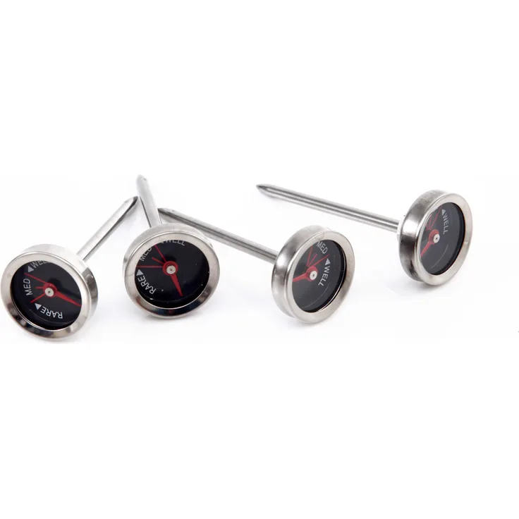 Tepro Grillthermometer-Set, Edelstahl, 4 Stück