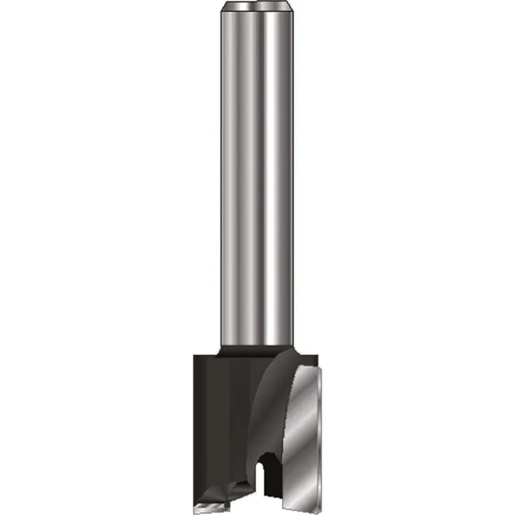 Ent European Norm Tools - ENT 13420 Planfräser HW (HM), Schaft (C) 8 mm, Durchmesser (A) 19 mm, B 12 mm, D 32 mm, GL 48 mm