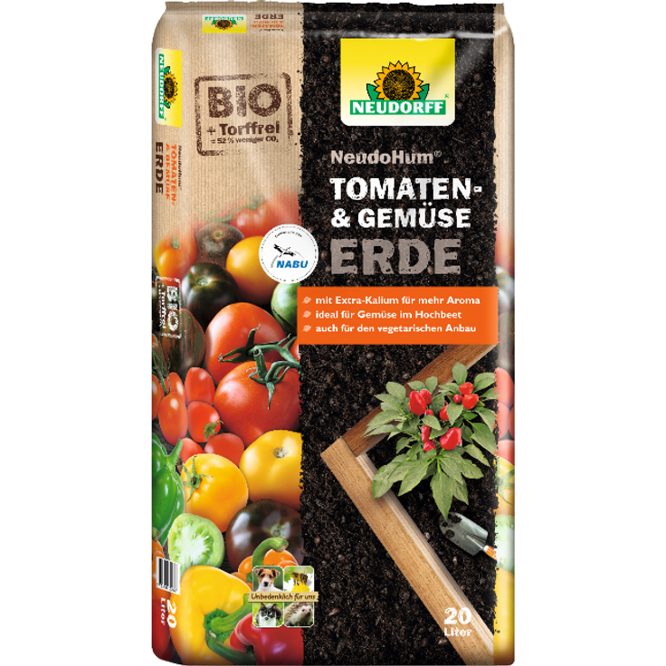 Neudorff NeudoHum Tomaten- und GemüseErde 20 Liter