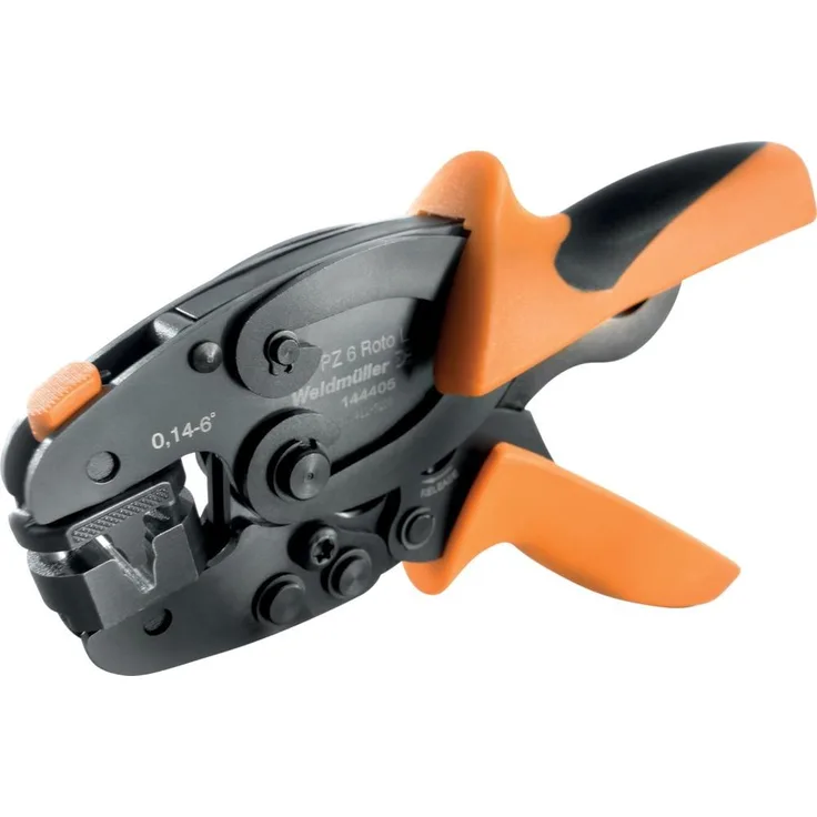 Weidmüller PZ 6 ROTO L Crimpwerkzeug Schwarz - Kabel-Crimper (428 g)