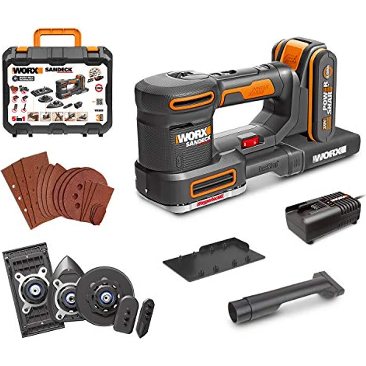 WORX WX820 Akku-Multifunktionsschleifer, 5-in-1, WX820 – Bild 1