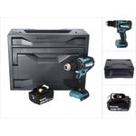 Makita DHP485M1X Akku Schlagbohrschrauber 18 V 50 Nm Brushless + 1x Akku 4,0 Ah + Makbox - ohne Ladegerät