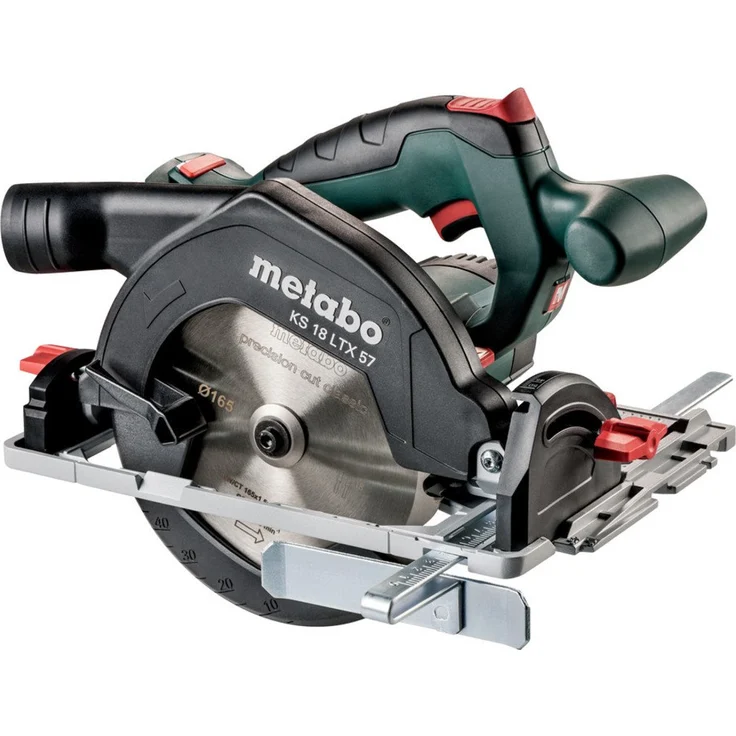 Metabo Akku Handkreissäge KS 18 LTX 57 (mit Metabox, 0-50° schwenkbar, Sägeblatt 18 Z, ohne Akku - Ladegerät) 601857840 – Bild 2