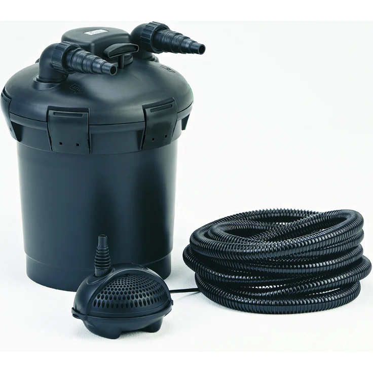 Pontec 57146 PondoPress Pumpe 10000 Druckfilter Komplettset mit Teichfilter Aussenfilter Teichfilter UVC