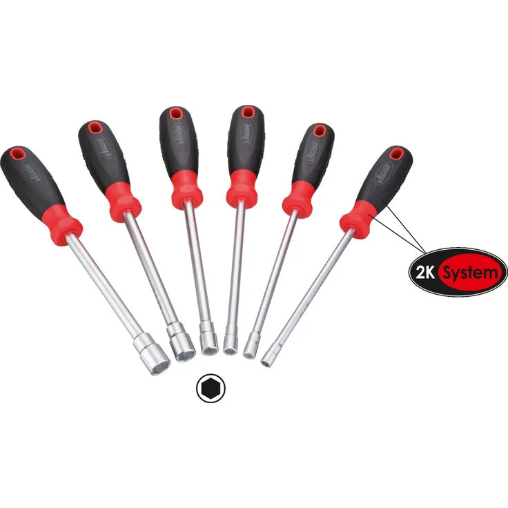 Vigor V4199 Sechskant-Steckschlüssel-Schraubendreher-Satz