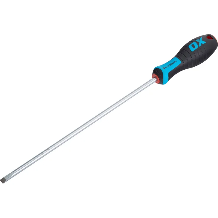 OX OX-P362425 Pro Slotted Parallel Screwdriver 250x6.5mm Schraubenzieher, Mehrfarbig, 250 x 6.5 mm