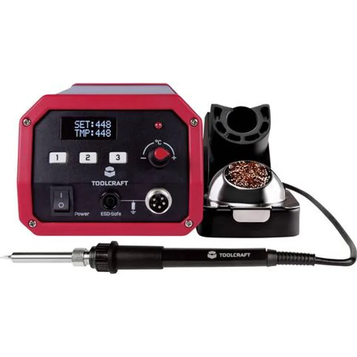 TOOLCRAFT ST-100D Lötstation digital 100W 150 bis 450°C inkl. Lötspitze