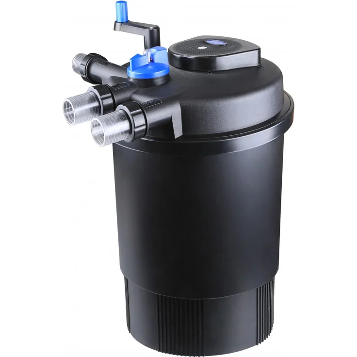 Aquaristikwelt24 CPF 30000, Bio Druckteichfilter 60000l inkl.55 Watt UVC Klärer - Selbstreinigend – Bild 1