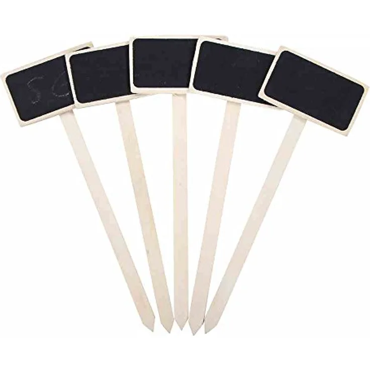 Siena Garden Holz-Pflanzschildchen 21x7cm, 5er Pack