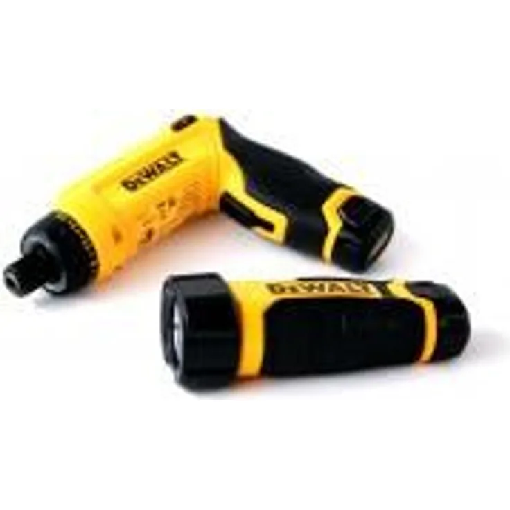 DeWalt Akku-Knickschrauber (7.2V, 1.0 Ah, 1-4 Zoll Innensechskant, Rechts--Linkslauf, Zwei-Positions-Handgriff (Pistolengriff und Stabgriff), 16-stufiges Drehmoment, inkl. Zubehör und Transportkoffer), DCF680G2F
