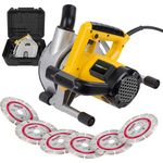 VARO Mauernutfräse 1800 Watt mit 6 Trennscheiben