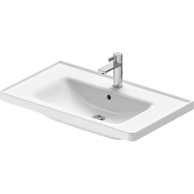 Duravit D-Neo Waschtisch, 800x480 mm, 1x Hahnloch, mit Überlauf, 236780000 - 2367800000