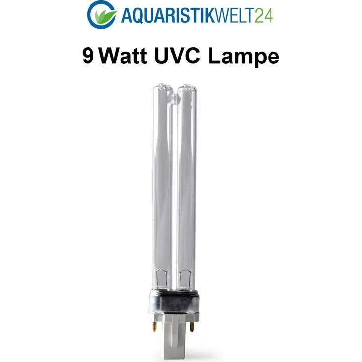 Aquaristikwelt24 9 Watt UVC Ersatzlampe mit G23 Sockel
