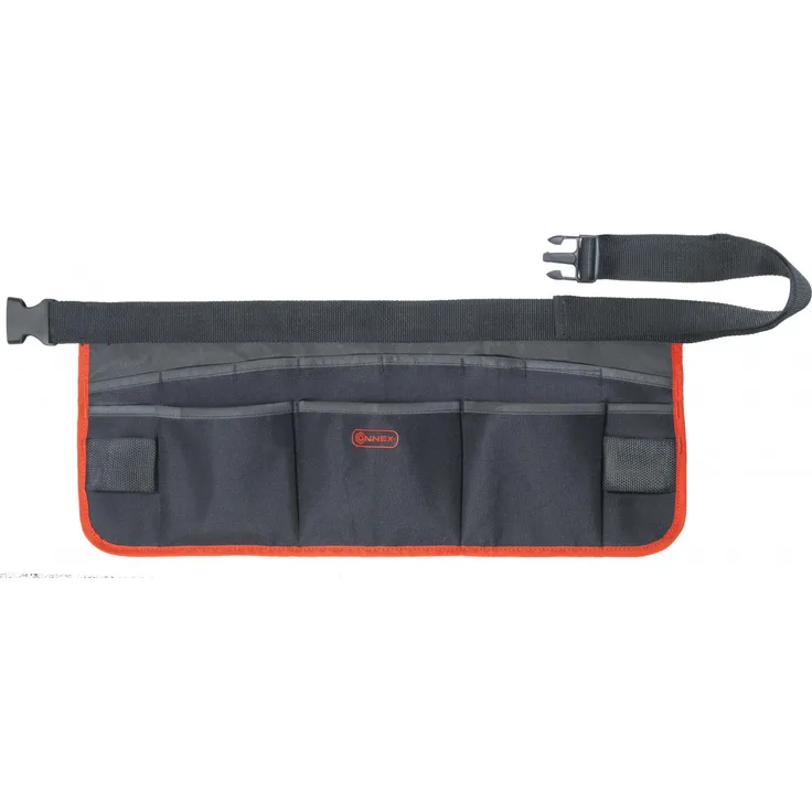 Connex Werkzeug-Gürteltasche - 13 Fächer - Mit 2 Universalhaltern - Aus Polyester - Pflegeleicht-Werkzeugtasche mit Gürtel-Werkzeuggürtel-Gürteltasche mit Hammerhalter - COX952058