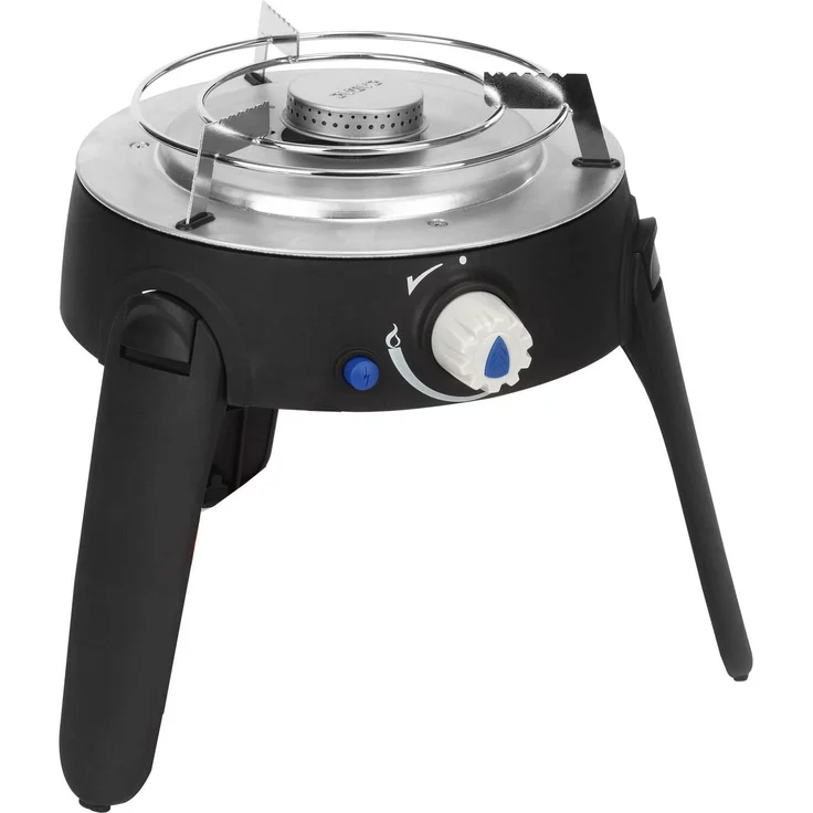 CADAC 2 HP Safari Chef Gasgrill klein, Piezozündung, 22 x 38,8 x 22 cm, mit Transporttasche, mit Grillrost – Bild 2