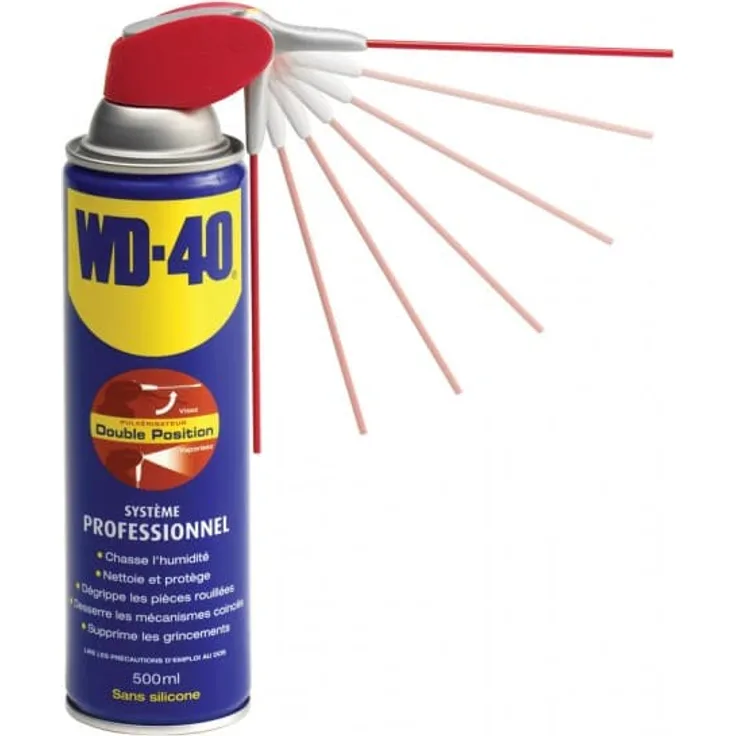 WD-40 Universalspray in Spraydose mit Smart Straw - 500 ml