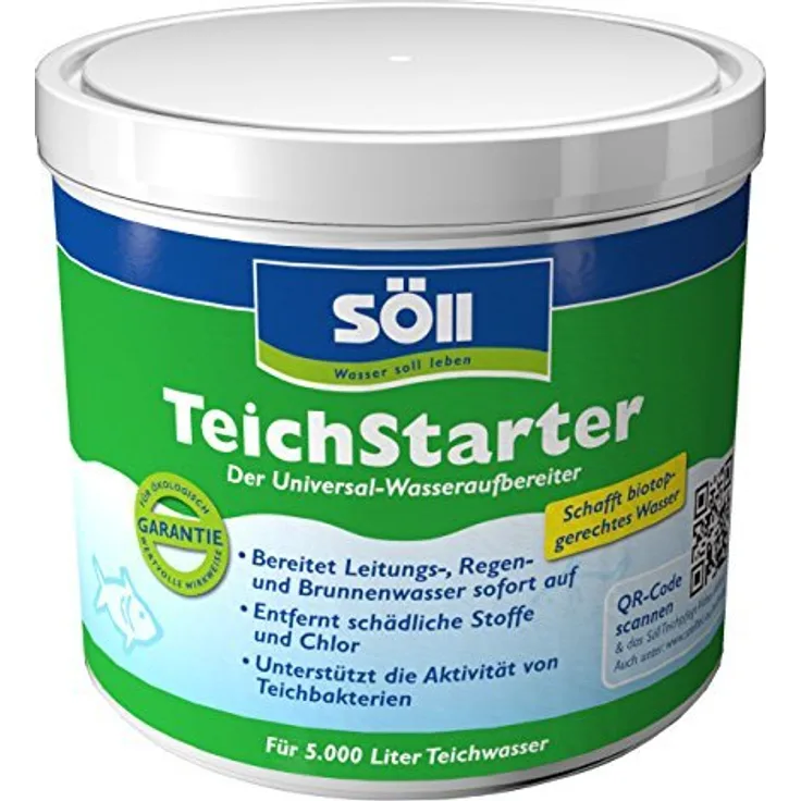 Söll 12080 TeichStarter - Der Universal-Wasseraufbereiter - 500 g