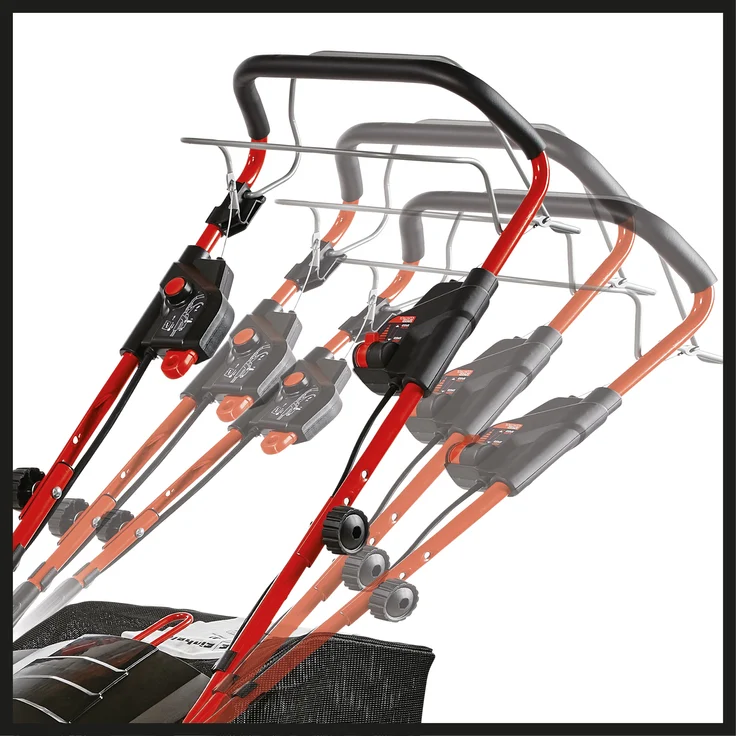 Einhell Akku-Rasenmäher GE-CM 36-47 S HW Li Power X-Change - Li-Ion, 36 V, 47 cm Schnittbreite, Highwheeler, bürstenloser Elektromotor, inkl. 4 x 4,0 Ah Akku, 2 x PXC-Twincharger - – Bild 3