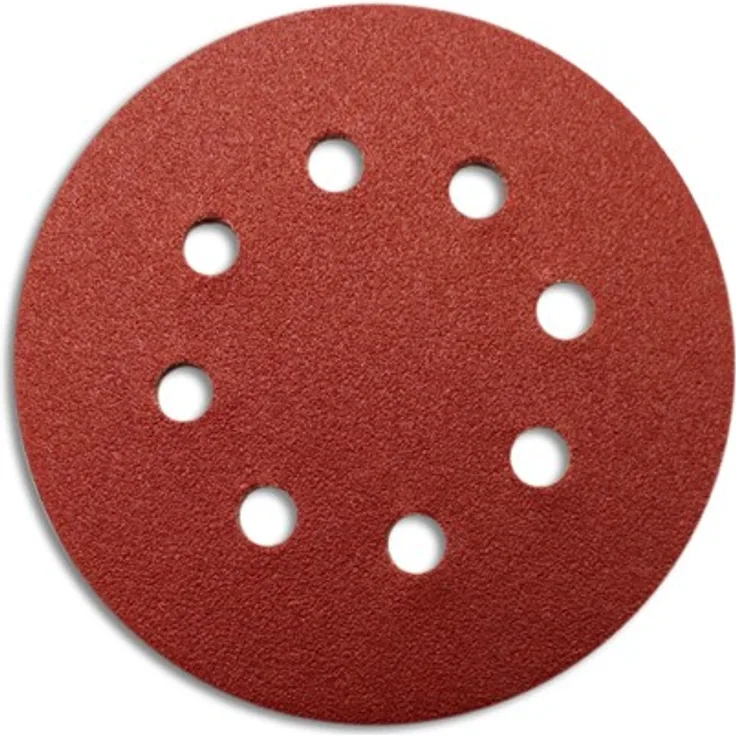 ABRASIVE DISC W.HOLES (VELCRO) 5PCS P150