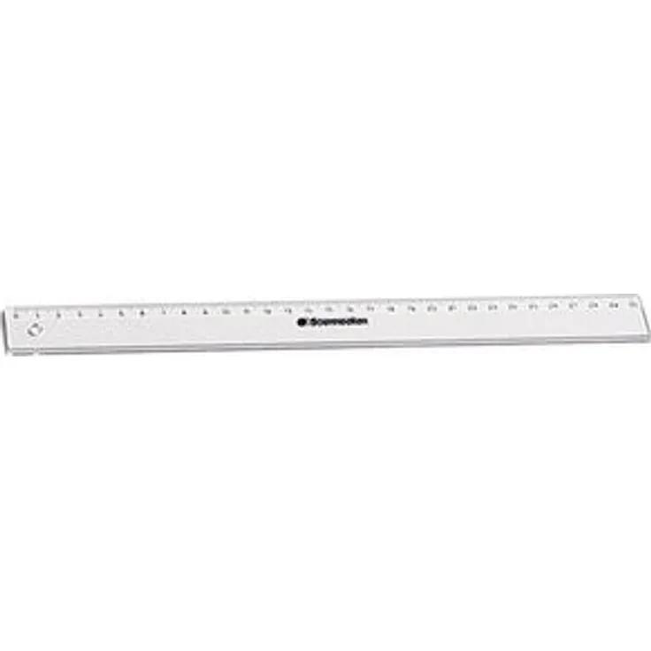 Soennecken Lineal 1821 30cm Kunststoff transparent