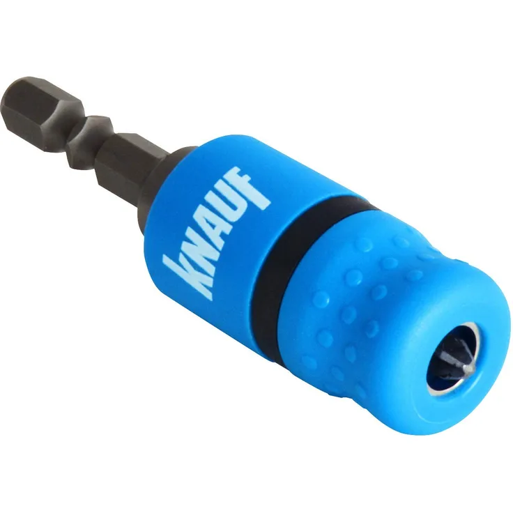 Knauf Schraubvorsatz mit Bit-Halter für Akku-Schrauber und Hand-Bohrmaschinen – Trockenbau-Bit Aufsatz zum Versenken von Schnellbau-Schrauben in Gipsplatten