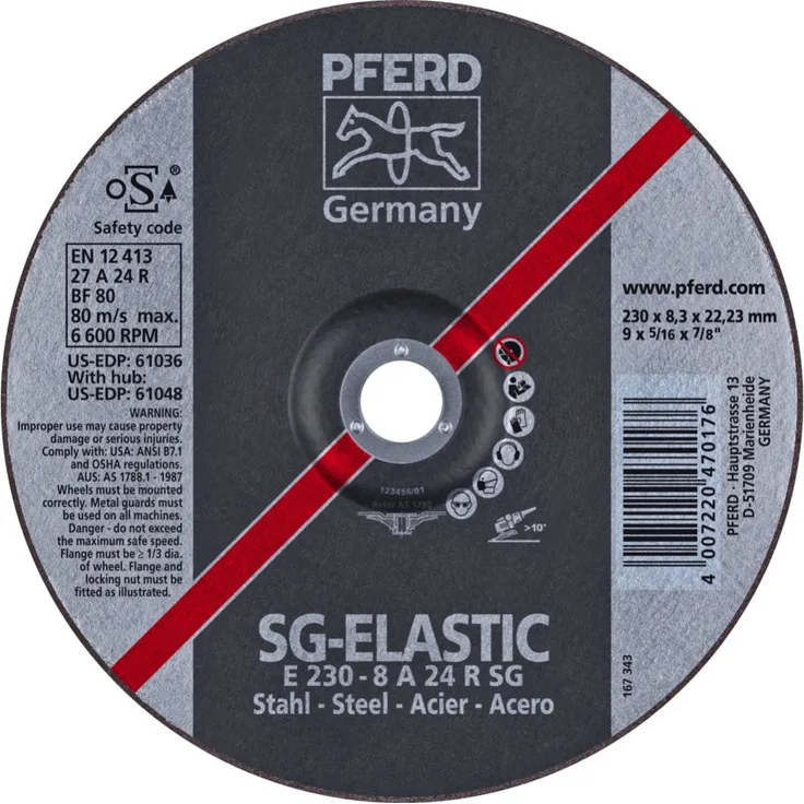 Pferd Schruppscheibe E 230-8 A 24 R SG/22,23 (62223826)