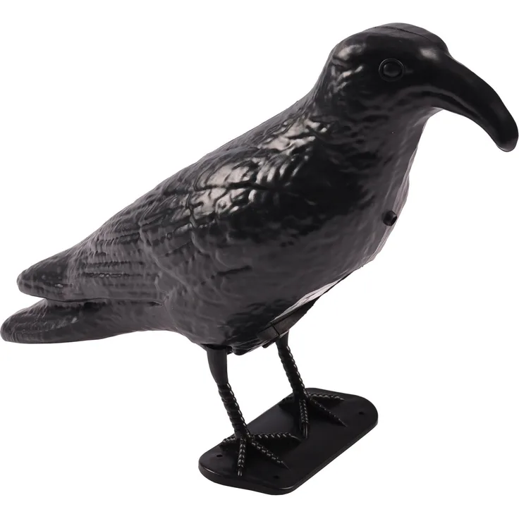 Lifetime Garden Taubenschreck Rabe mit Sensor Krähe Vogelabwehr Taubenabwehr Vogelscheuche Vogel