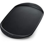 Weber 17509 Grillplatte Keramik groß, schwarz, 49x35 cm, Antihaftoberfäche