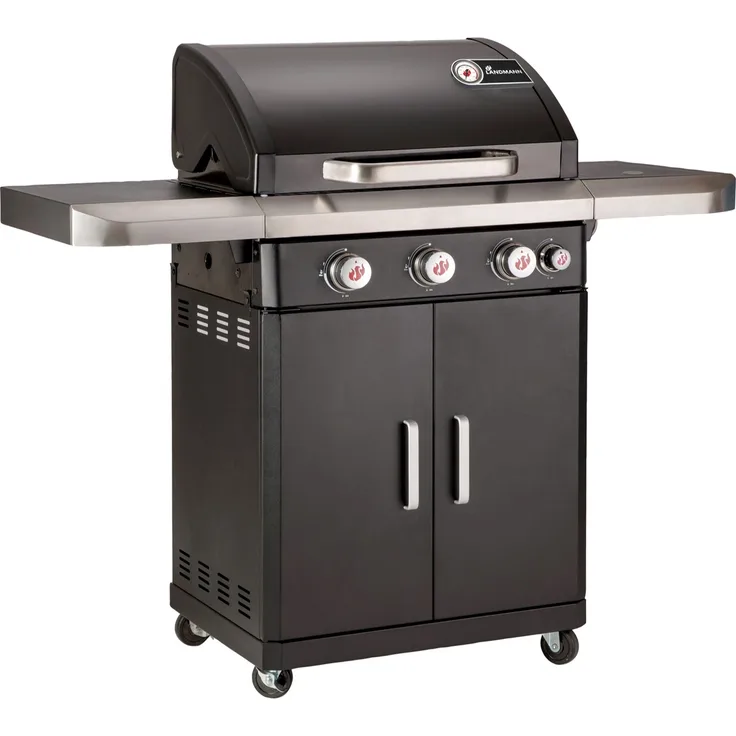 LANDMANN Gasgrill 12230 Rexon PTS 3.1 Grillfläche 2.560 cm² rechteckig, mit Temperaturanzeige Edelstahlbrenner