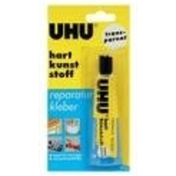 UHU Spezialkleber Hart Kunststoff, Geeignet für wasser-, temperatur-, säure- und laugenbeständige Verklebungen von Hartkunststoffen, 30 g - Preisvergleich – Bild 1