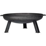 Buschbeck Feuerstelle, Feuerschale, schwarz, 80 x 80 x 30 cm, 90187.002