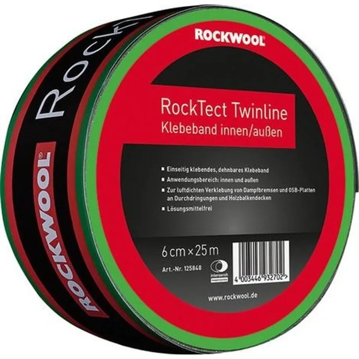 Rockwool Folienklebeband RockTect Twinline 25 x 0,06 m