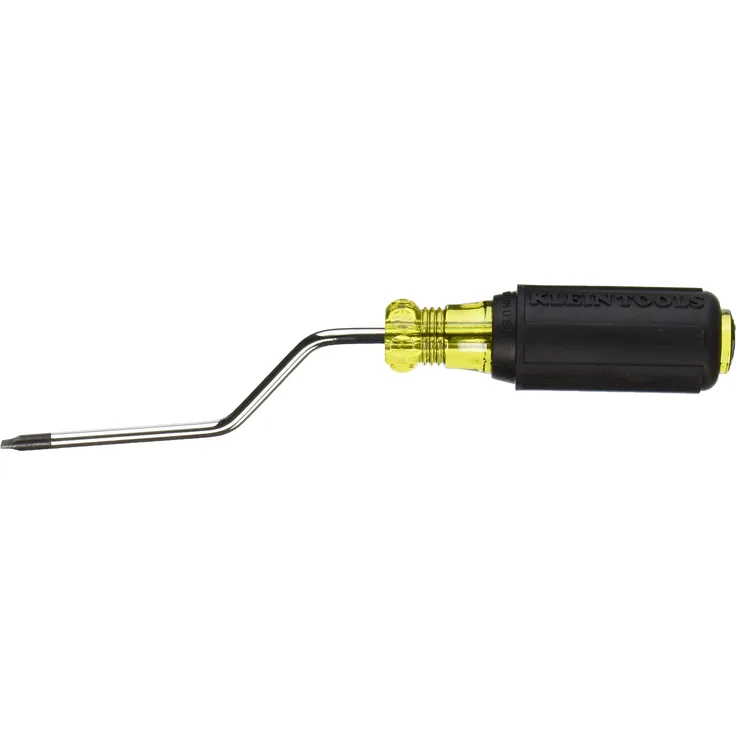 Klein Tools, 670-6, Crank Screwdriver, Cabinet, 3-16x6In, Round