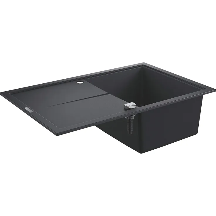 Grohe Kompositspüle K400 50-C 78/50 1.0 rev, 780 x 500 mm granit schwarz
