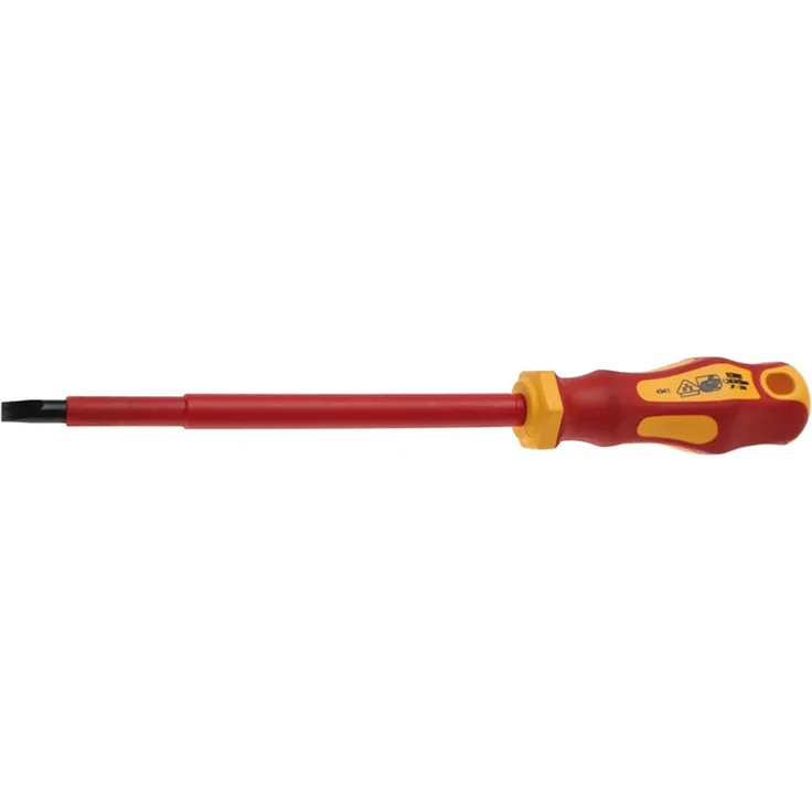 BGS 4941 VDE-Schraubendreher Schlitz 6,5 mm Klingenlänge 150 mm