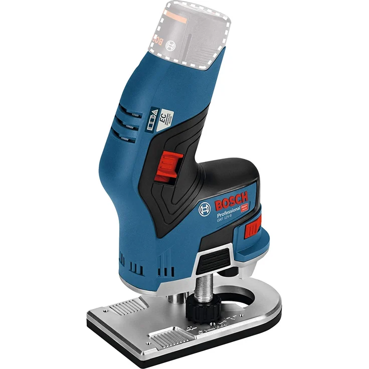 Bosch Professional GKF 12V-8 12V System Akku Kantenfräse (Fräskopf-Schaft: 8 mm, ohne Akkus und Ladegerät, im Karton) – Bild 1