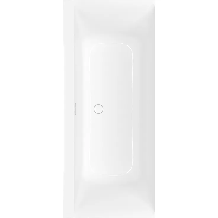 Villeroy & Boch Subway 3.0 rechteckige Badewanne, 1800x800 mm, Quaryl, SilentFlow, UBQ180SBW2TDV, Farbe: weiß-alpin - UBQ180SBW2TDV-01