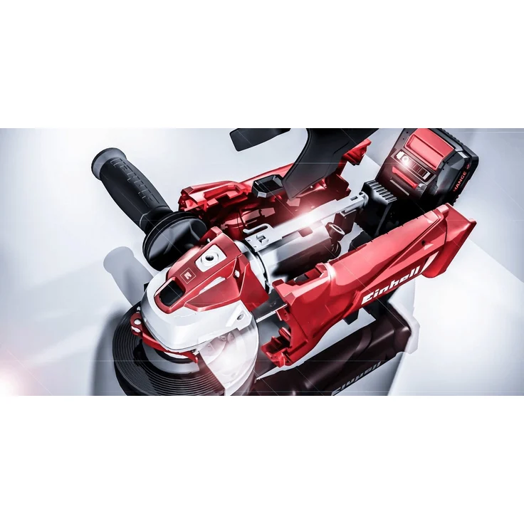 Einhell Akku-Winkelschleifer TE-AG 18-115 Li Solo Power X-Change PXC (Li-Ionen, 8.500 min-1, Wiederanlauf-, Überlast- & Scheibenschutz, ohne Akku und Ladegerät) – Bild 6