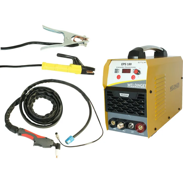 WELDINGER EPS 180 Elektroden-Schweißinverter und Plasmaschneider 180A-45 A