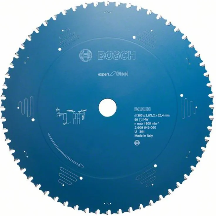 Bosch Professional Kreissägeblatt Expert für Steel, 160 x 20 x 2,0 mm, 30, 2608643054 – Bild 1