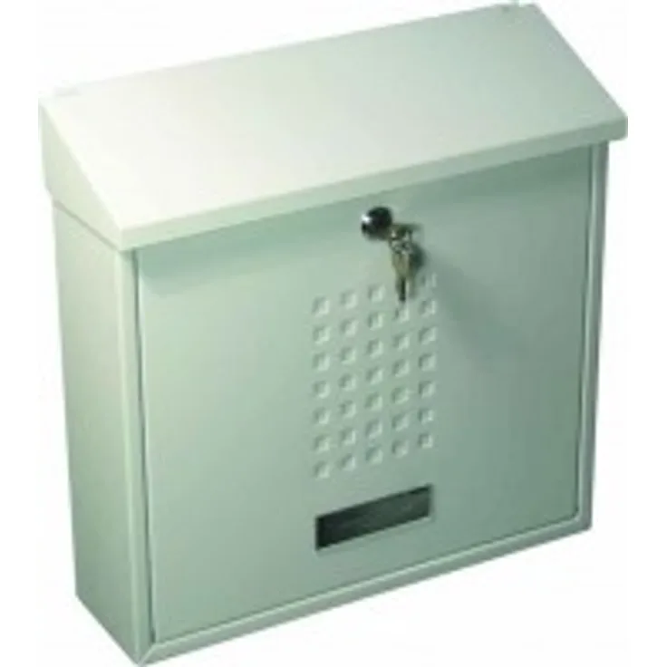 Primaster Briefkasten 360 x 100 x 370 mm, weiß