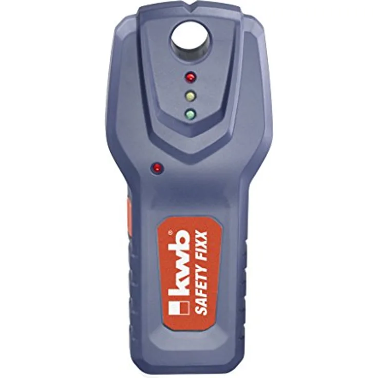 kwb Leitungssucher Safety-Fixx 011620 (Ortungsgerät für Stromleitungen, Metalle, Holzbalken)