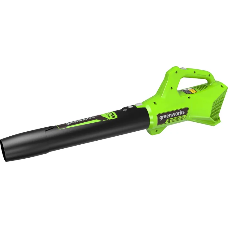 Greenworks Axial Akku-Laubbläser G24AB (Li-Ion 24V 9,08m³-min Luftgeschwindigkeit leistungsstarkes Axialgebläse mit elektronischer Drehzahlregelung ohne Akku und Ladegerät)